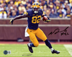 Amara Darboh Autographed Michigan Wolverines 8x10 Photo Beckett 48208