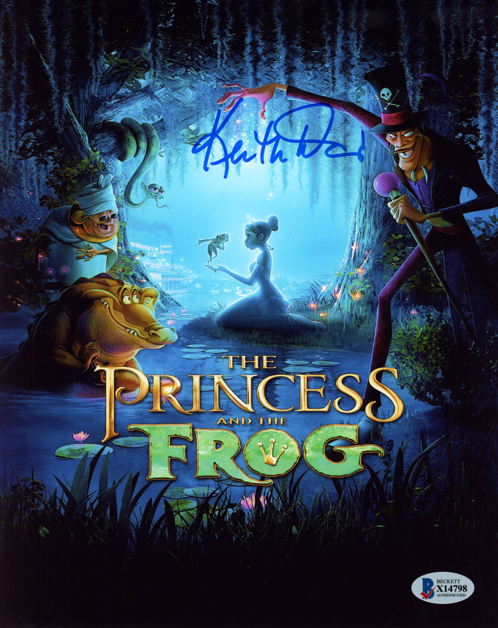 Keith David Signed The Princess And The Frog 8x10 Photograph Beckett