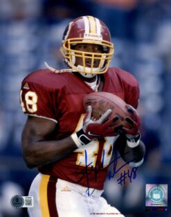 Stephen Davis Autographed/Signed Washington Redskins 8x10 Photo Beckett 56676