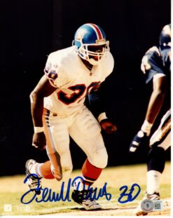 Terrell Davis Autographed/Signed Denver Broncos 8x10 Photo Beckett 55809
