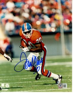 Terrell Davis Autographed/Signed Denver Broncos 8x10 Photo Beckett 55811