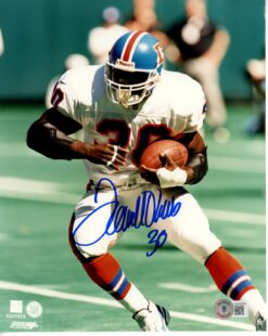 Terrell Davis Autographed/Signed Denver Broncos 8x10 Photo Beckett 55812