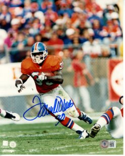 Terrell Davis Autographed/Signed Denver Broncos 8x10 Photo Beckett 55813
