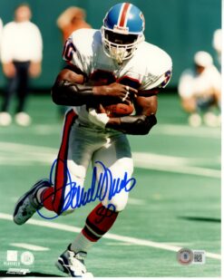 Terrell Davis Autographed/Signed Denver Broncos 8x10 Photo Beckett 55816