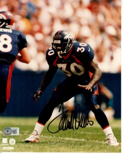 Terrell Davis Autographed/Signed Denver Broncos 8x10 Photo Beckett 55823