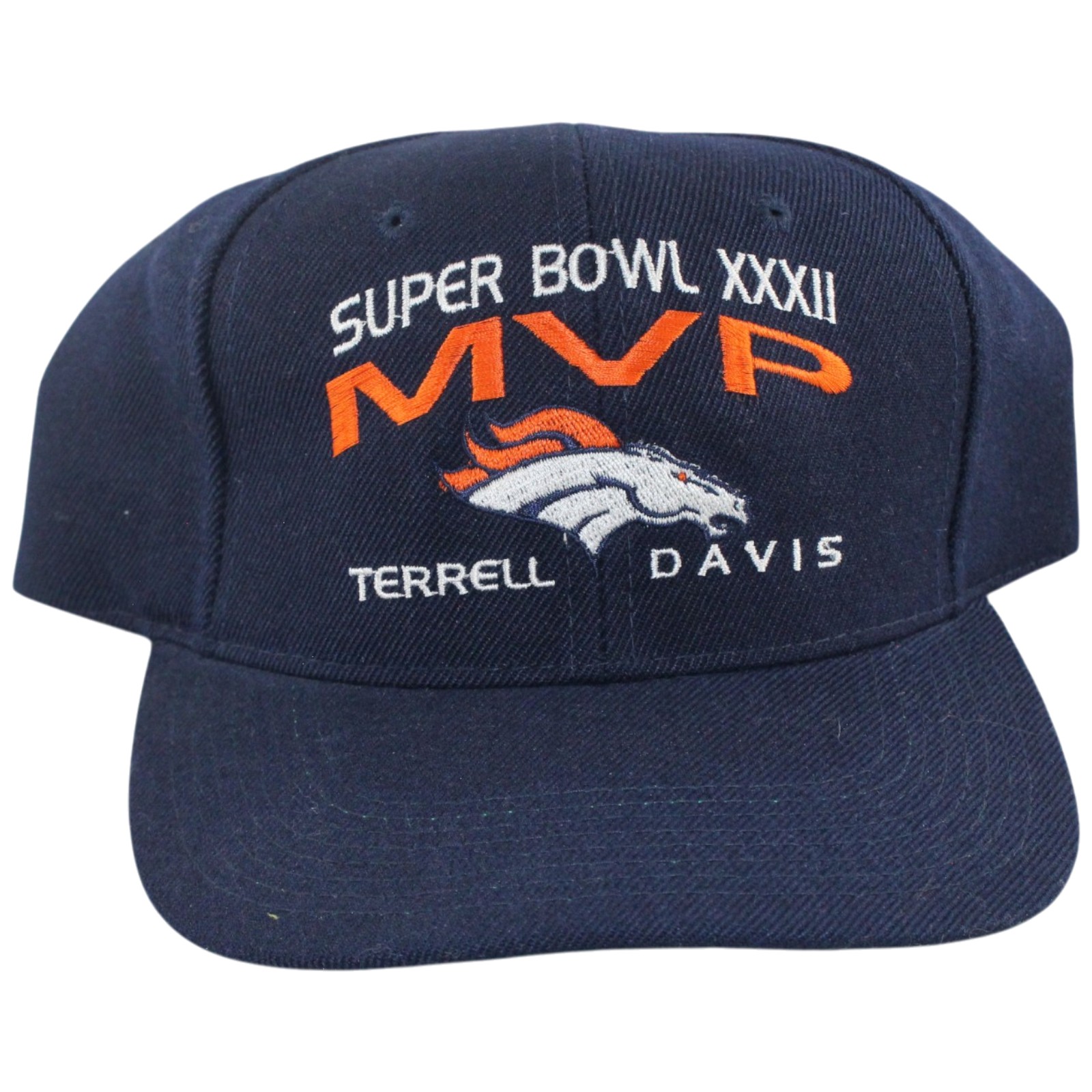 Terrell Davis Denver Broncos Blue Super Bowl MVP "Gameday" Snapback Hat 55693