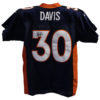 Terrell Davis Autographed Denver Broncos Nike Blue XL 48 Jersey JSA 25169