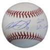 Wade Davis Autographed Kansas City Royals OML Baseball 2015 WS Champs MLB 24387