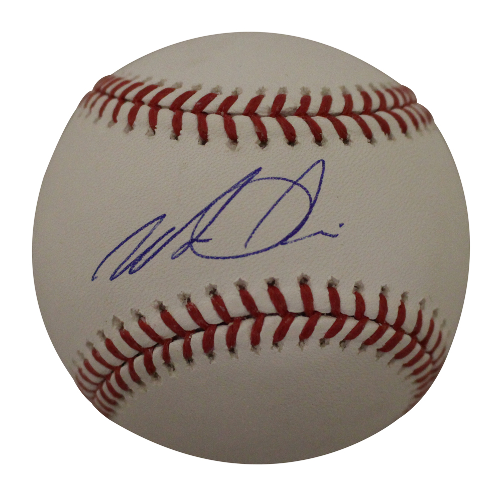 Wade Davis Autographed/Signed Colorado Rockies OML Baseball BAS 27357