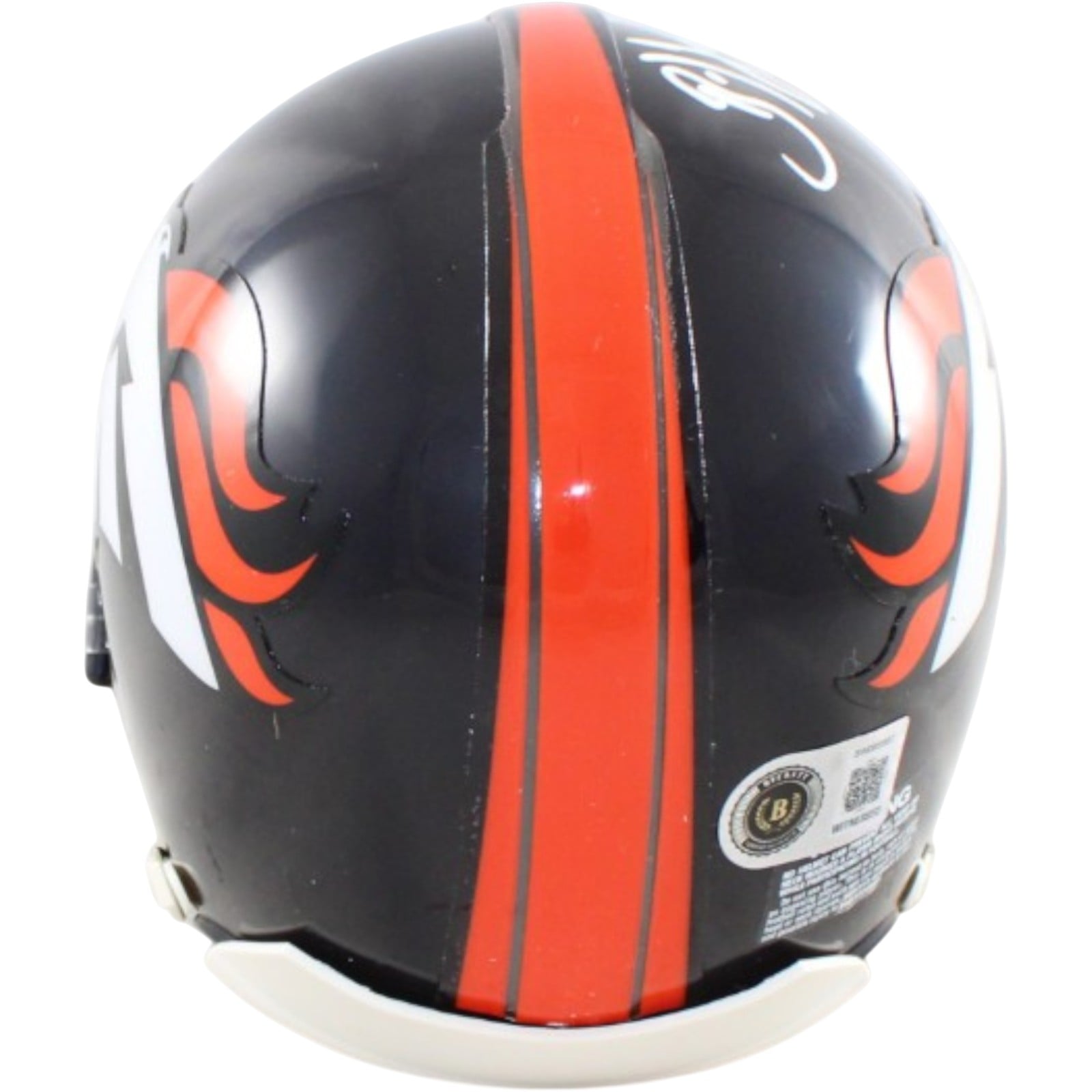 Brian Dawkins Signed Denver Broncos Mini Helmet VSR4 HOF Beckett Witness 58580 3 Brian Dawkins Signed Denver Broncos Mini Helmet VSR4 HOF Beckett Witness 58580
