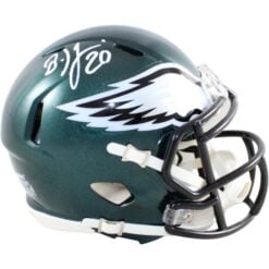 Brian Dawkins Autographed Philadelphia Eagles Mini Helmet Beckett Witness 58598