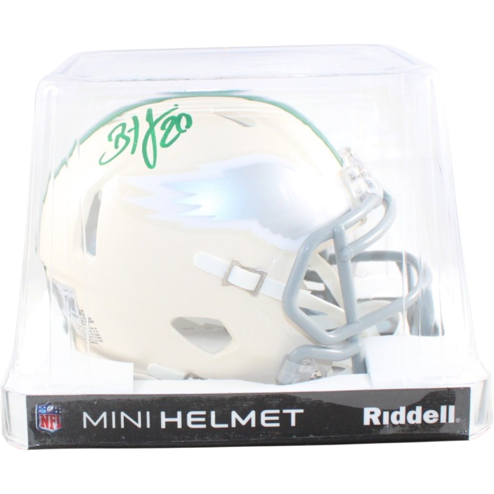 Brian Dawkins Signed Philadelphia Eagles Mini Helmet Retro Beckett Witness 58588 6 Brian Dawkins Signed Philadelphia Eagles Mini Helmet Retro Beckett Witness 58588