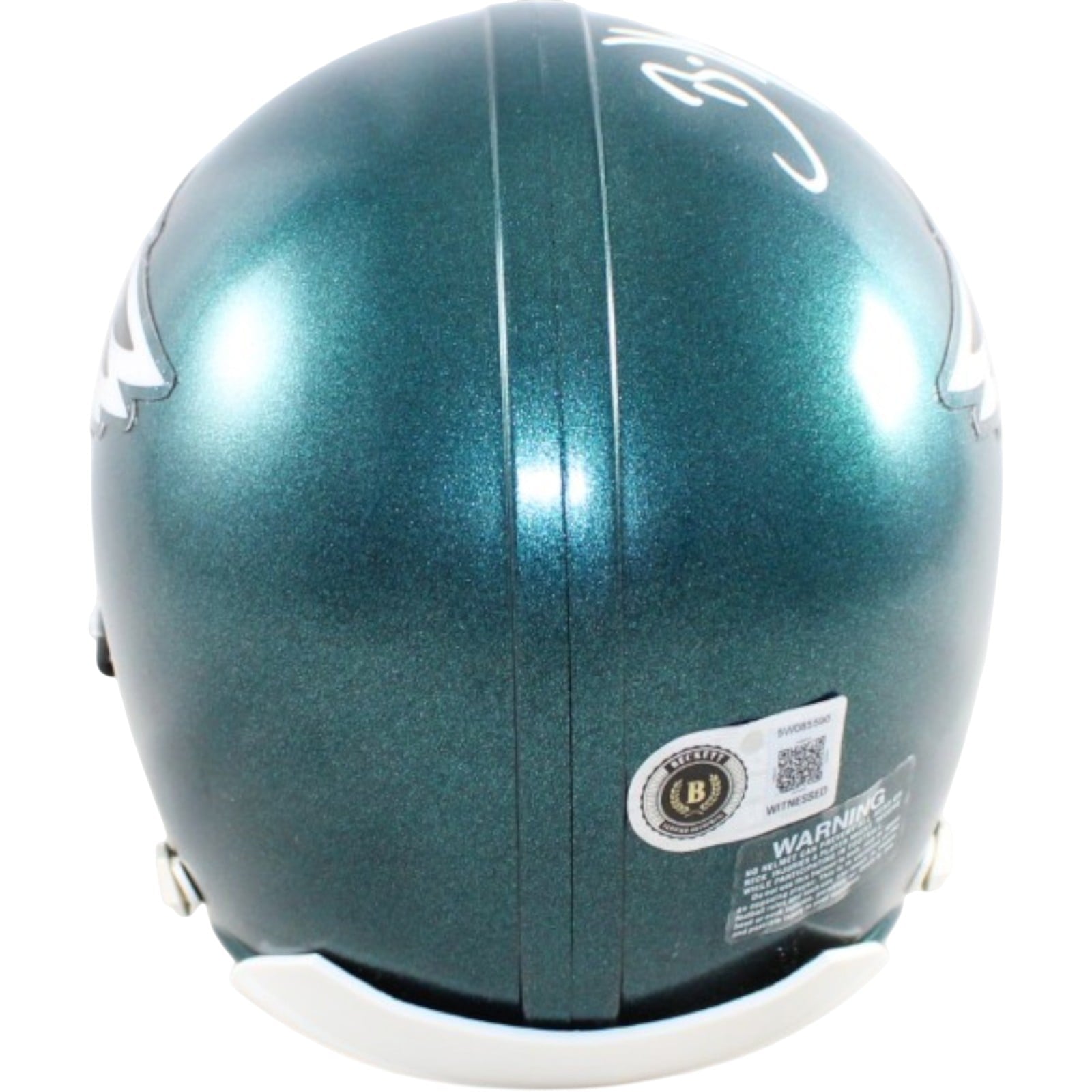 Brian Dawkins Signed Philadelphia Eagles Mini Helmet HOF Beckett Witness 58584 3 Brian Dawkins Signed Philadelphia Eagles Mini Helmet HOF Beckett Witness 58584