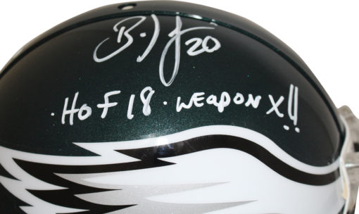 Brian Dawkins Autographed Philadelphia Eagles Authentic Helmet 2 Insc BAS 26054