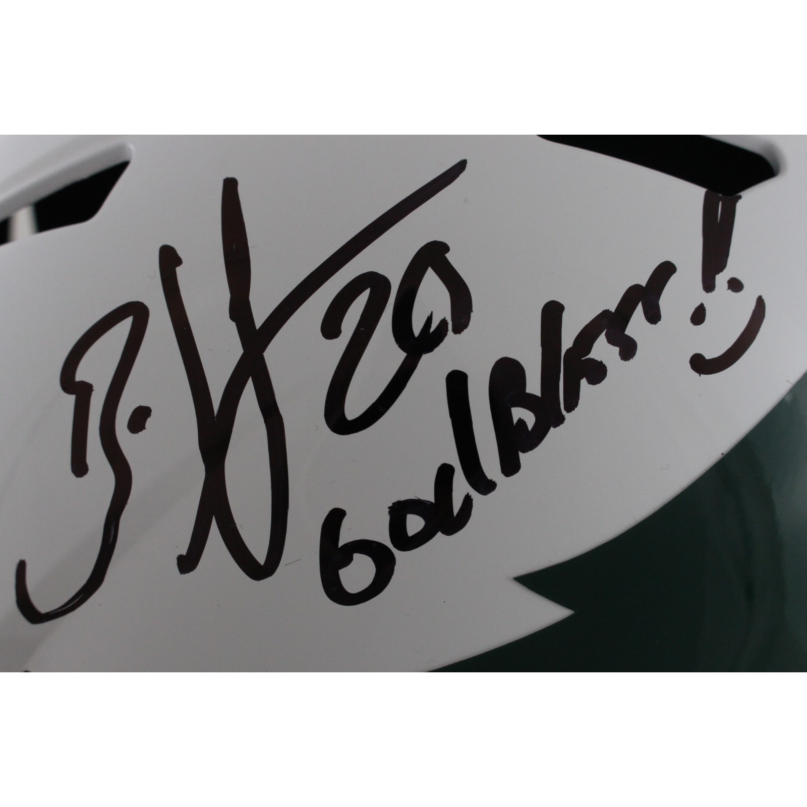 Brian Dawkins Autographed Philadelphia Eagles F/S Helmet Insc. Beckett 49149