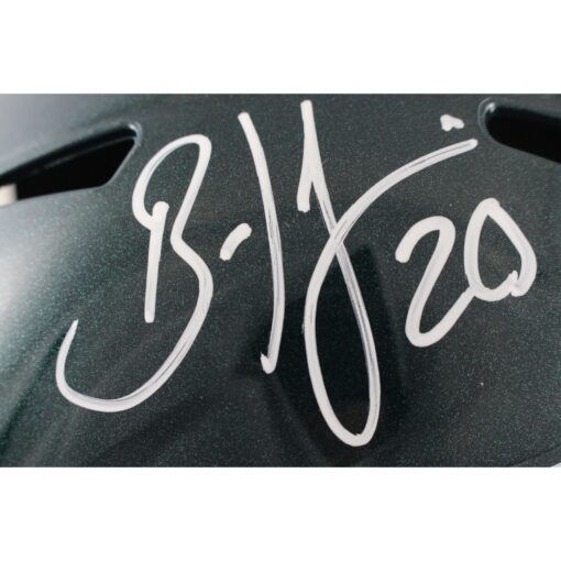 Brian Dawkins Autographed Philadelphia Eagles F/S Speed Helmet Beckett 49101