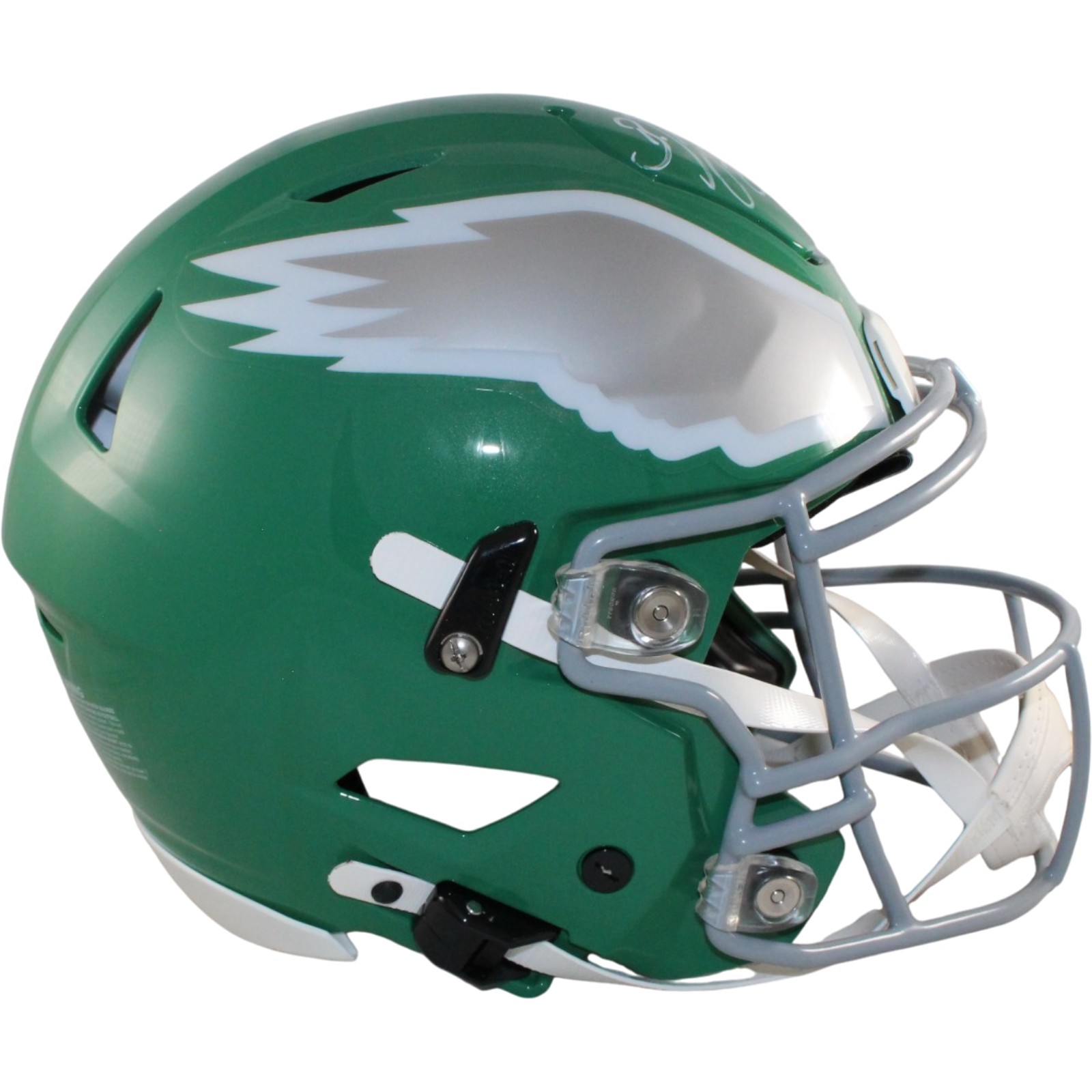Brian Dawkns Signed Philadelphia Eagles 23 Alt Speedflex Helmet Beckett W 55797