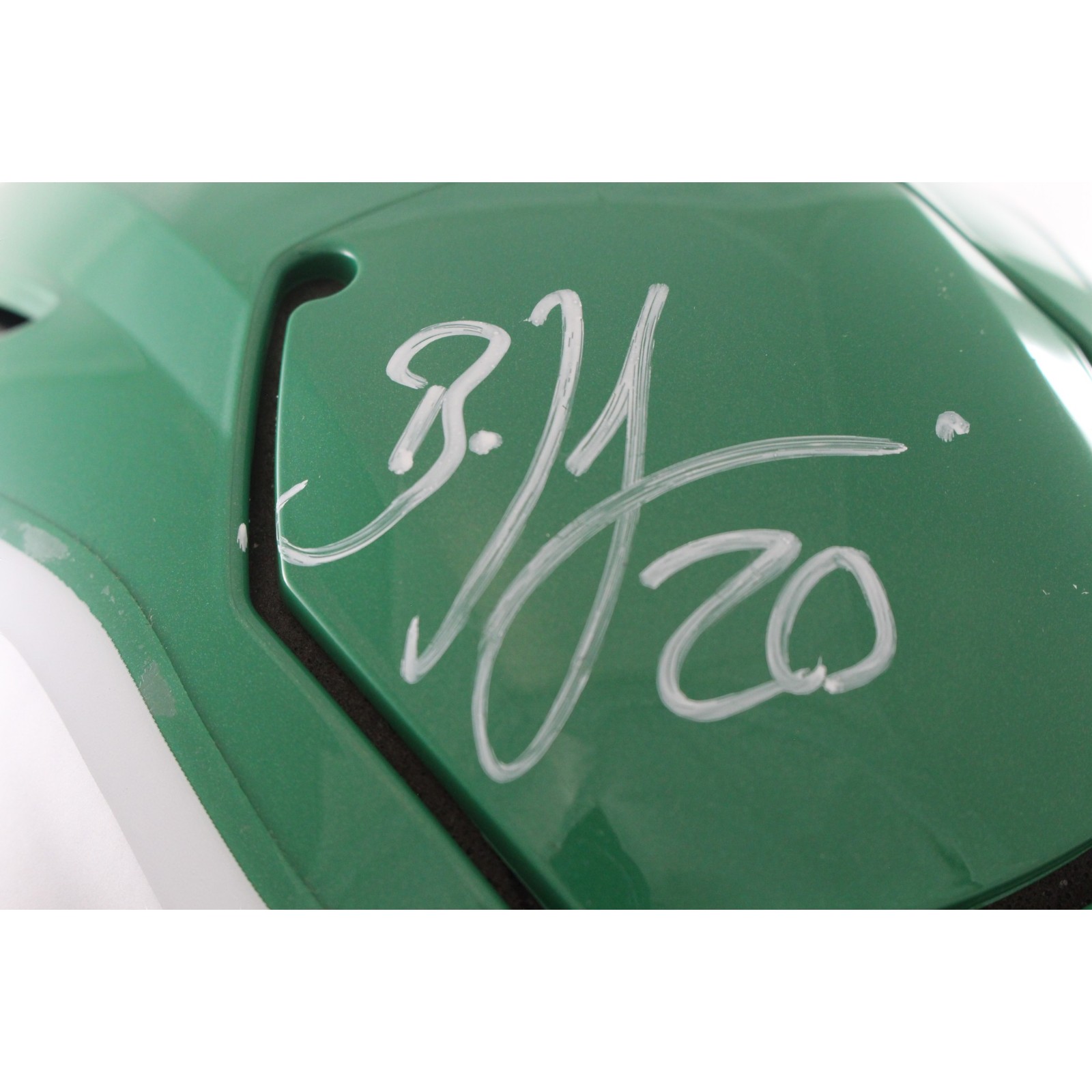 Brian Dawkns Signed Philadelphia Eagles 23 Alt Speedflex Helmet Beckett W 55797