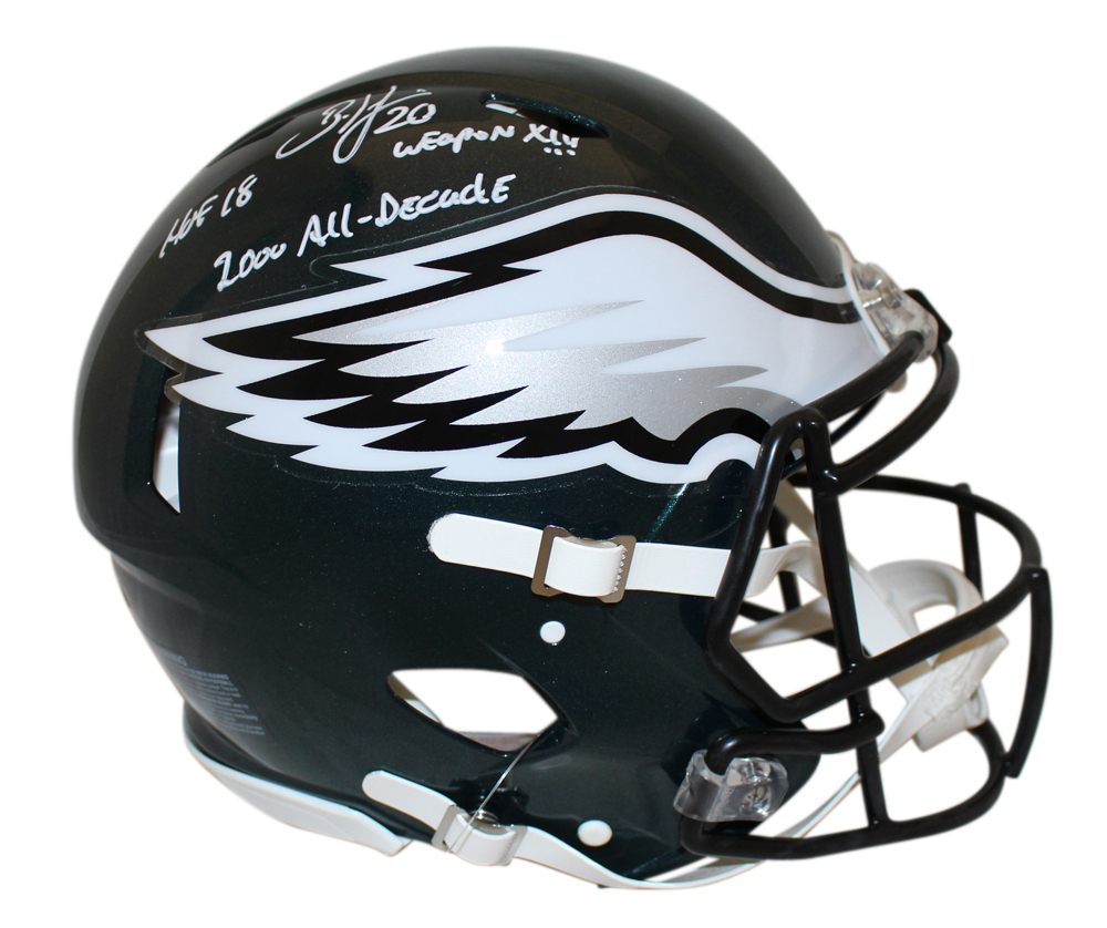 brian dawkins signed football