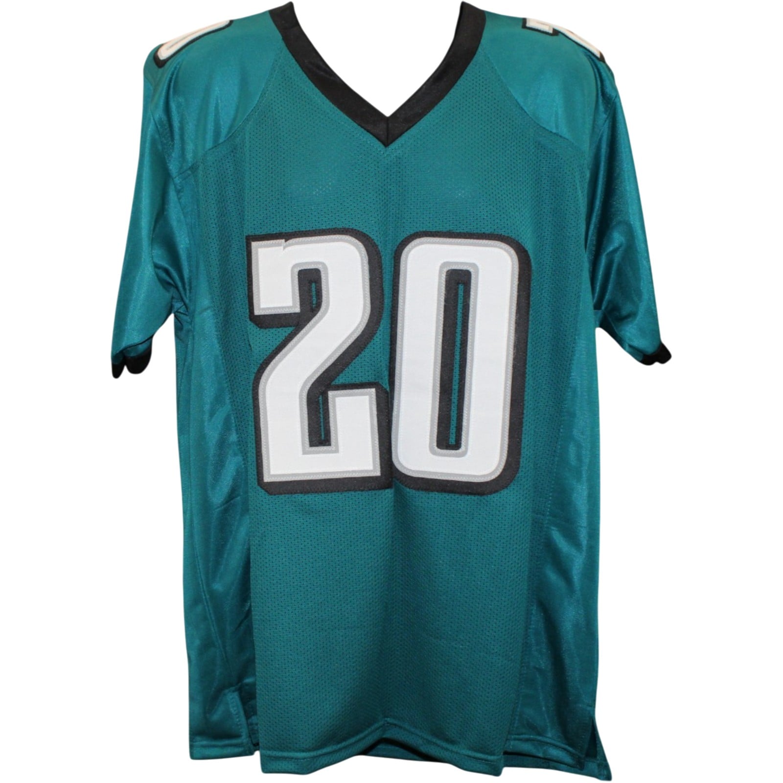 Brian Dawkins Autographed/Signed Pro Style Green Jersey Beckett Witness 58597 4 Brian Dawkins Autographed/Signed Pro Style Green Jersey Beckett Witness 58597