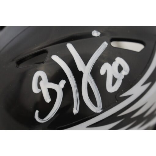 Brian Dawkins Autographed Philadelphia Eagles 22 Alt Mini Helmet Beckett 49105