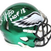 Brian Dawkins Autographed Philadelphia Eagles Chrome Mini Helmet HOF BAS 26754