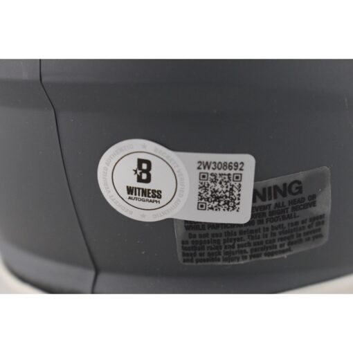 Brian Dawkins Autographed Philadelphia Eagles Slate Mini Helmet Beckett 49114