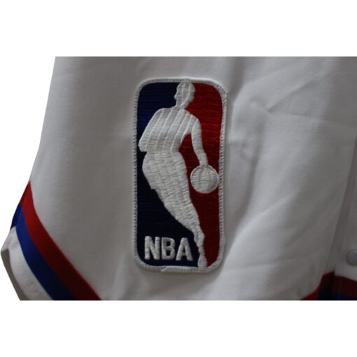 Darryl Dawkins Signed 76ers Mitchell & Ness White Warmup Jacket BAS 48479