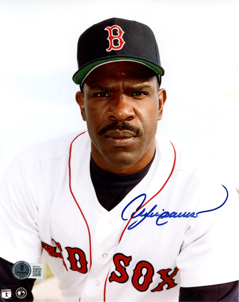 Andre Dawson Autographed Boston Red Sox 8x10 Photo Beckett 45107