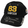 Dermontti Dawson Autographed Pittsburgh Steelers Dawson Hat HOF Beckett