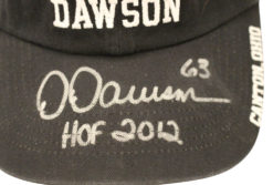 Dermontti Dawson Autographed Pittsburgh Steelers Dawson Hat HOF Beckett