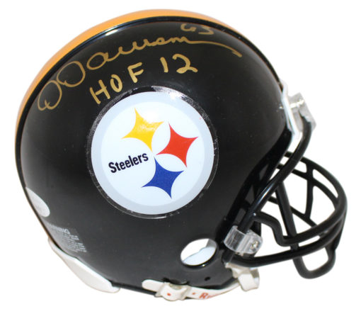 Dermontti Dawson Autographed Pittsburgh Steelers Mini Helmet HOF JSA 24552