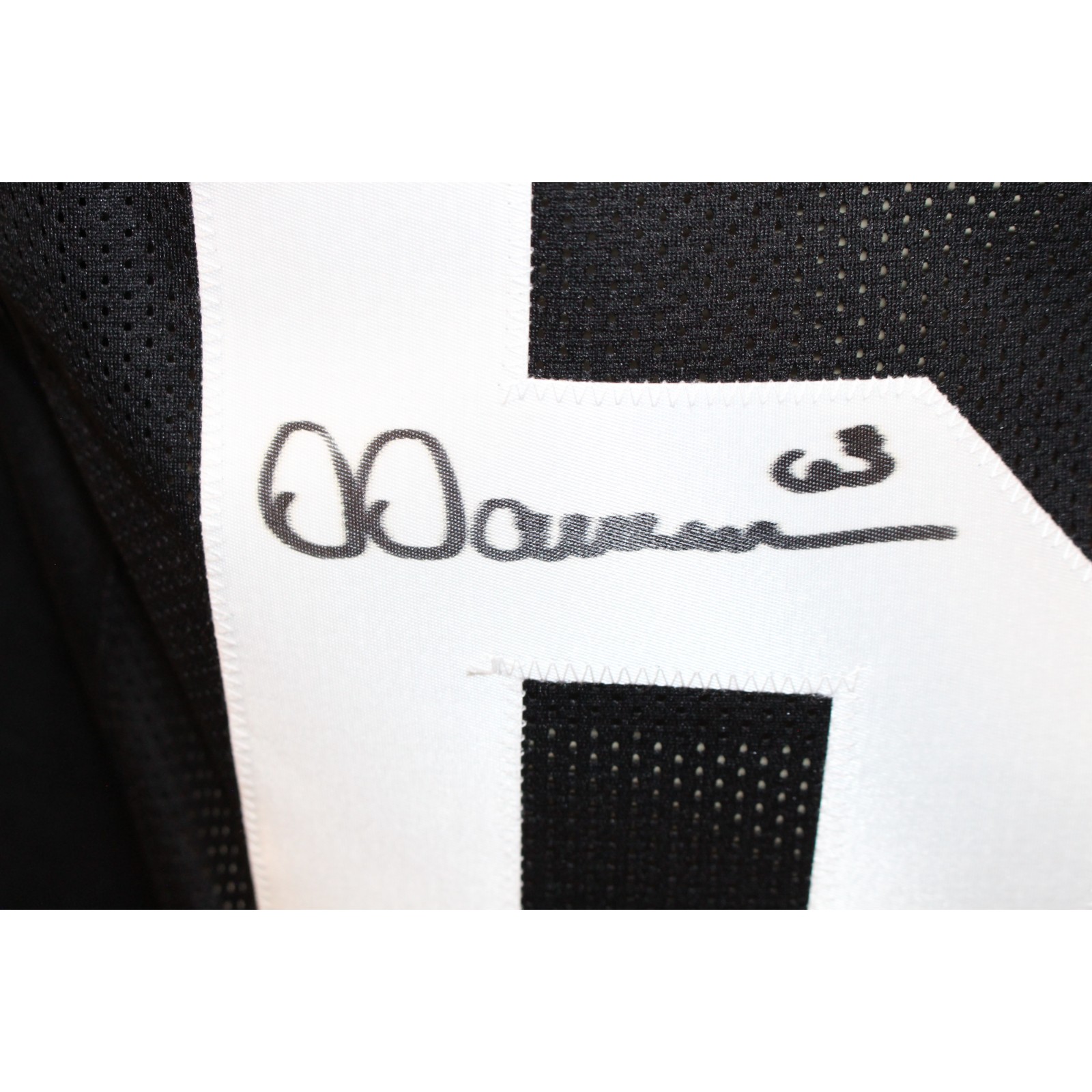Dermotti Dawson Autographed/Signed Pro Style Black Jersey Beckett