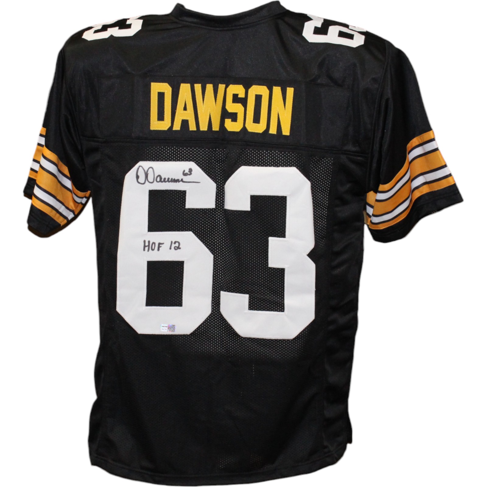 Dermotti Dawson Autographed/Signed Pro Style Black Jersey TRI 