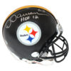 Dermontti Dawson Autographed Pittsburgh Steelers Mini Helmet HOF BAS 27411
