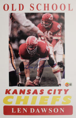 Len Dawson Autographed/Signed Kansas City Chiefs 11x14 Photo Beckett