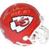 Len Dawson Autographed/Signed Kansas City Chiefs Mini Helmet HOF BAS 26790