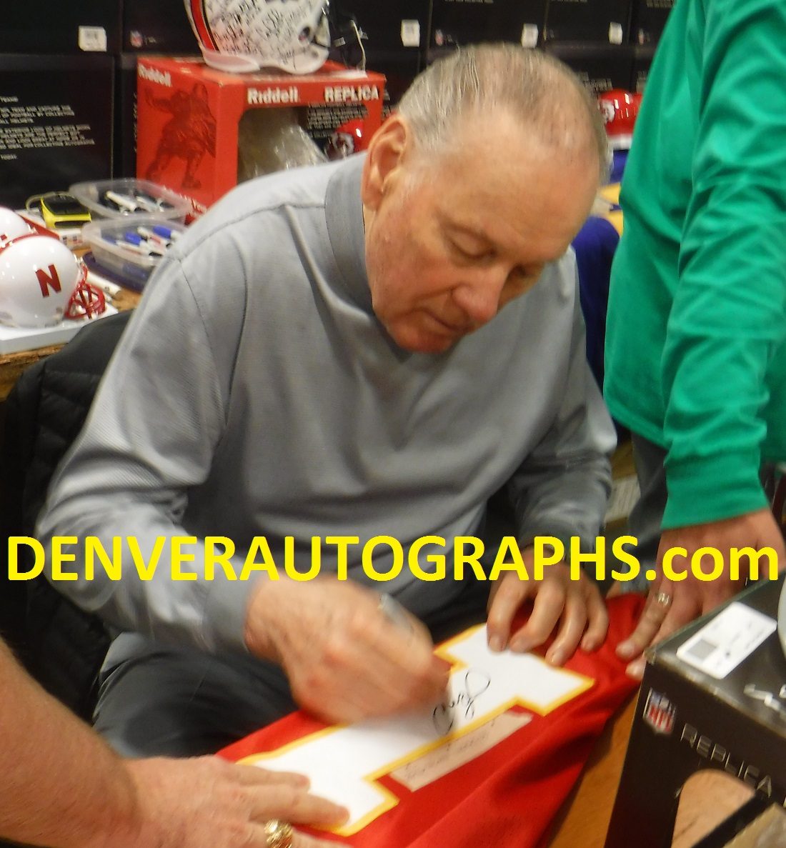 Len Dawson Autographed/Signed Pro Style Size XL Red Jersey JSA 57026 5 Len Dawson Autographed/Signed Pro Style Size XL Red Jersey JSA 57026