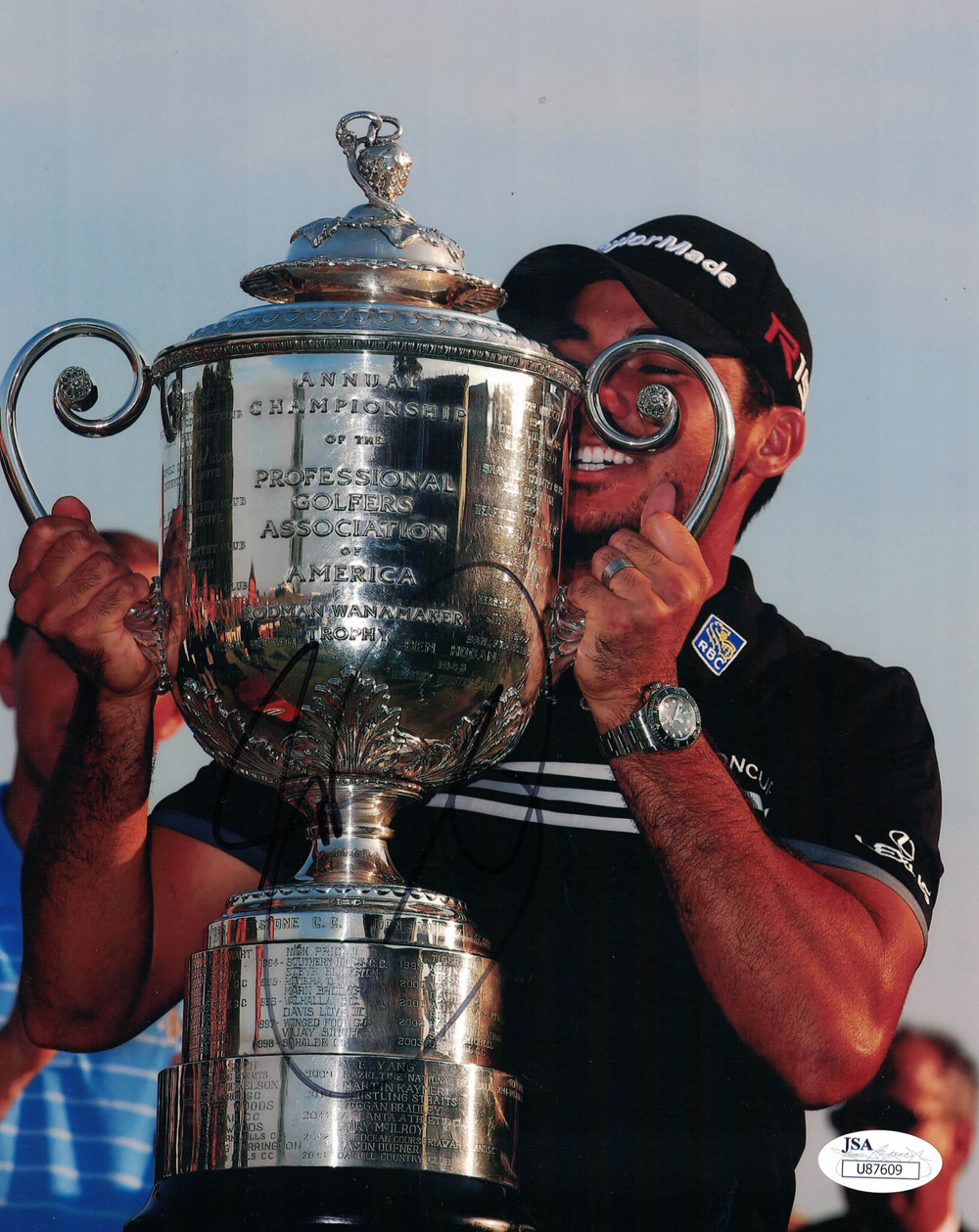 Jason Day Autographed/Signed PGA Championship Golf 8x10 Photo JSA 30280