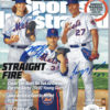 Jacob Degrom Harvey & Familia Signed New York Mets Sports Illustrated JSA 24675