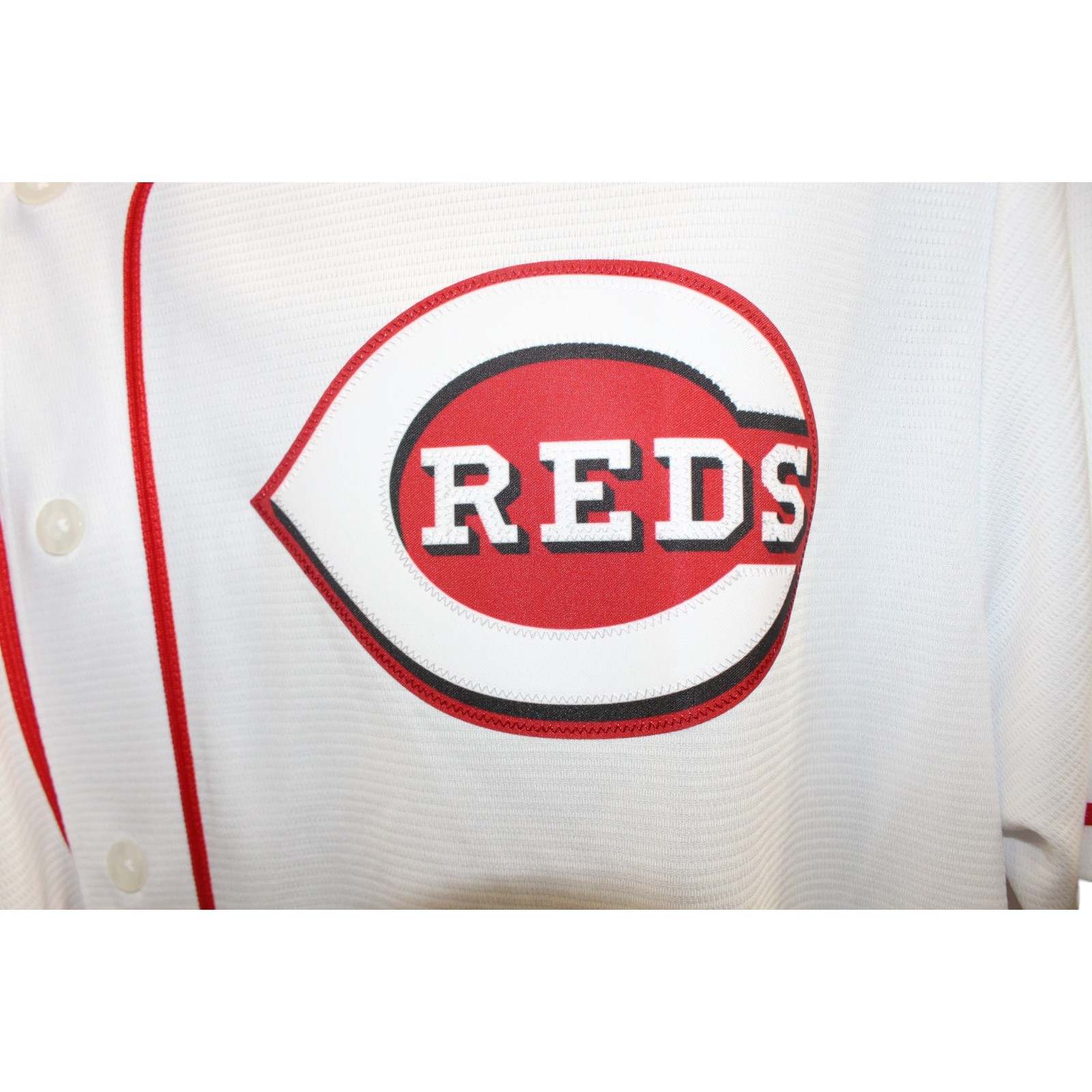 Elly De La Cruz Autographed Cincinnati Reds Nike White XL Jersey Beckett 56468 7 Elly De La Cruz Autographed Cincinnati Reds Nike White XL Jersey Beckett 56468