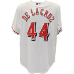 Elly De La Cruz Autographed Cincinnati Reds Nike White S Jersey Beckett 56546