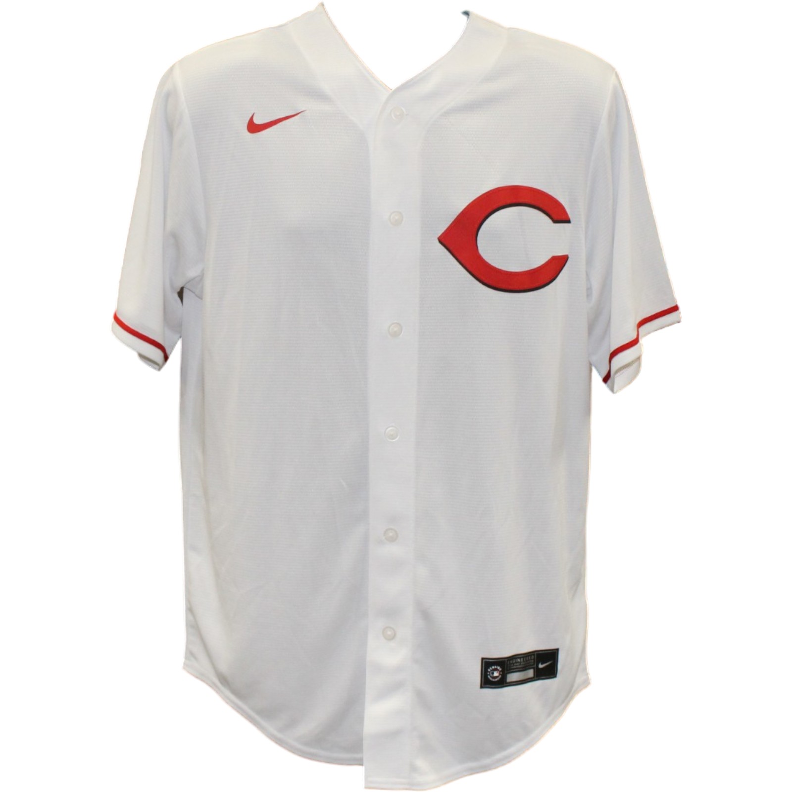 Elly De La Cruz Autographed Cincinnati Reds Nike White S Jersey Beckett 56546 4 Elly De La Cruz Autographed Cincinnati Reds Nike White S Jersey Beckett 56546