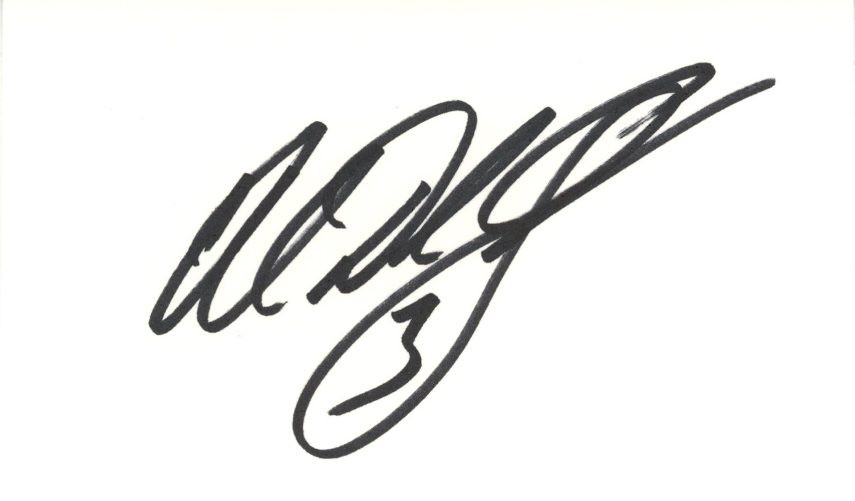 Al Del Greco Autographed/Signed Houston Oilers Index Card BAS 45316