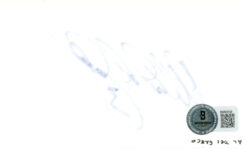 Al Del Greco Autographed Houston Oilers Index Card Beckett 45337