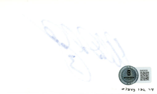 Al Del Greco Autographed Houston Oilers Index Card Beckett 45337