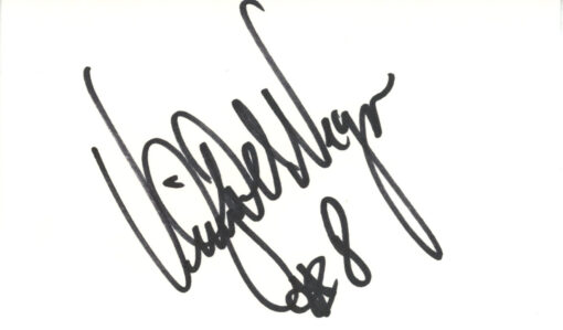 Vinny Del Negro Autographed San Antonio Spurs Index Card BAS 45296