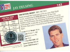 Jay Delsing Autographed 1991 Pro Set #142 Trading Card Beckett 44847