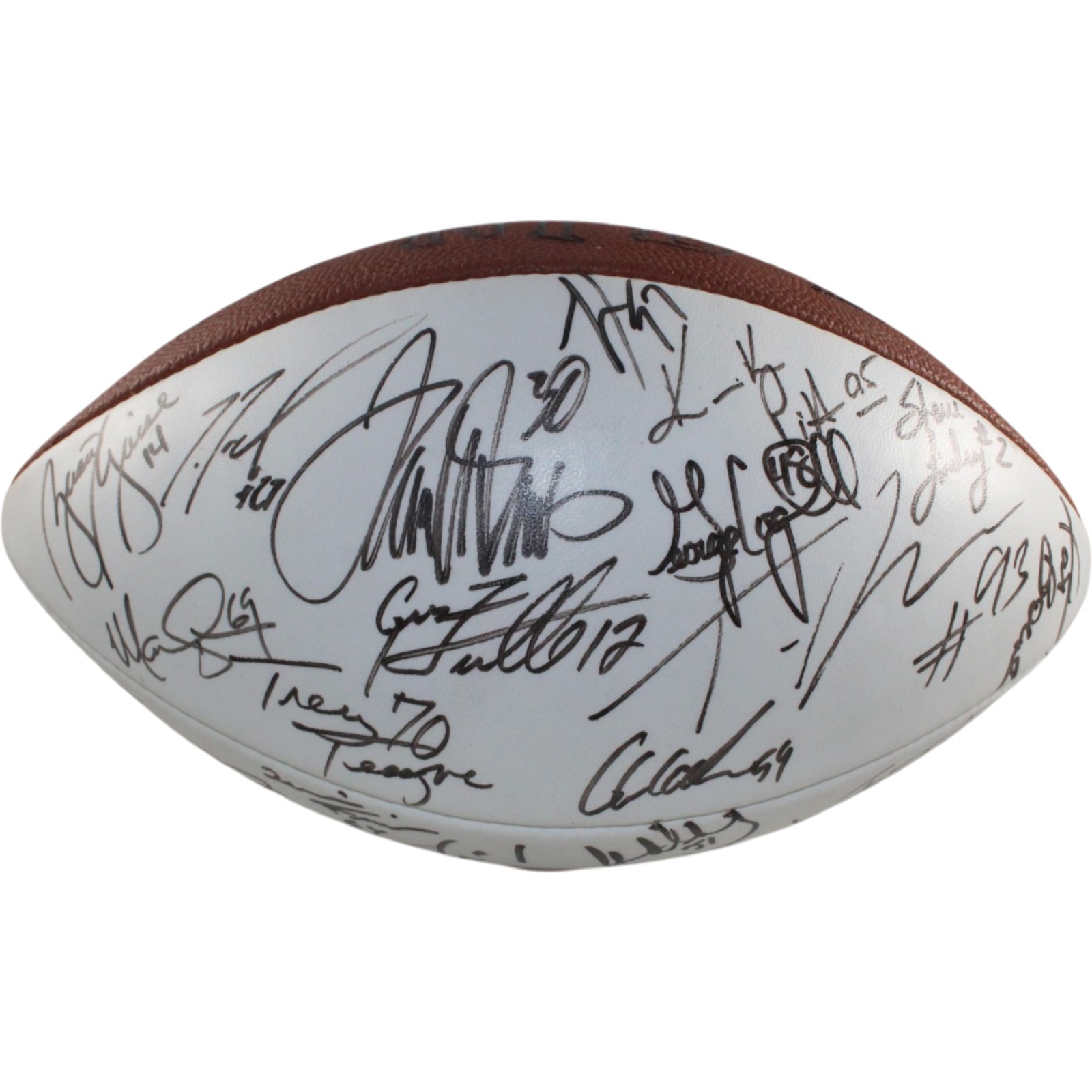 Bowlen Shanahan Davis +32 Signed Denver Broncos 00 Team Football Beckett 55430