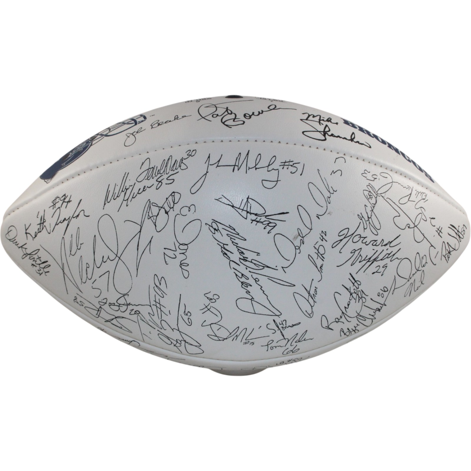 Denver Broncos NFL Wilson Football 1997 Facsimile Signed Logo Football 55326